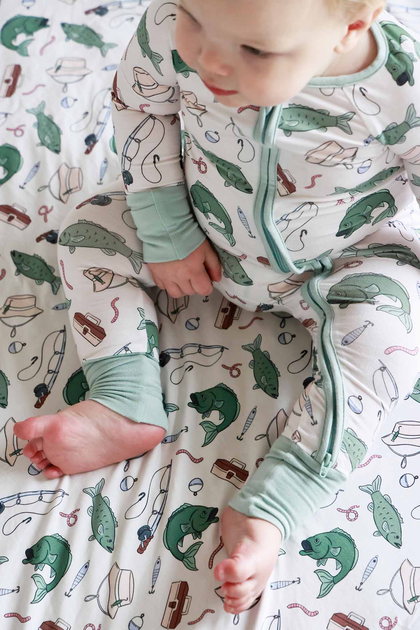 Convertible Zip Romper | Off the Hook: 0-3 months