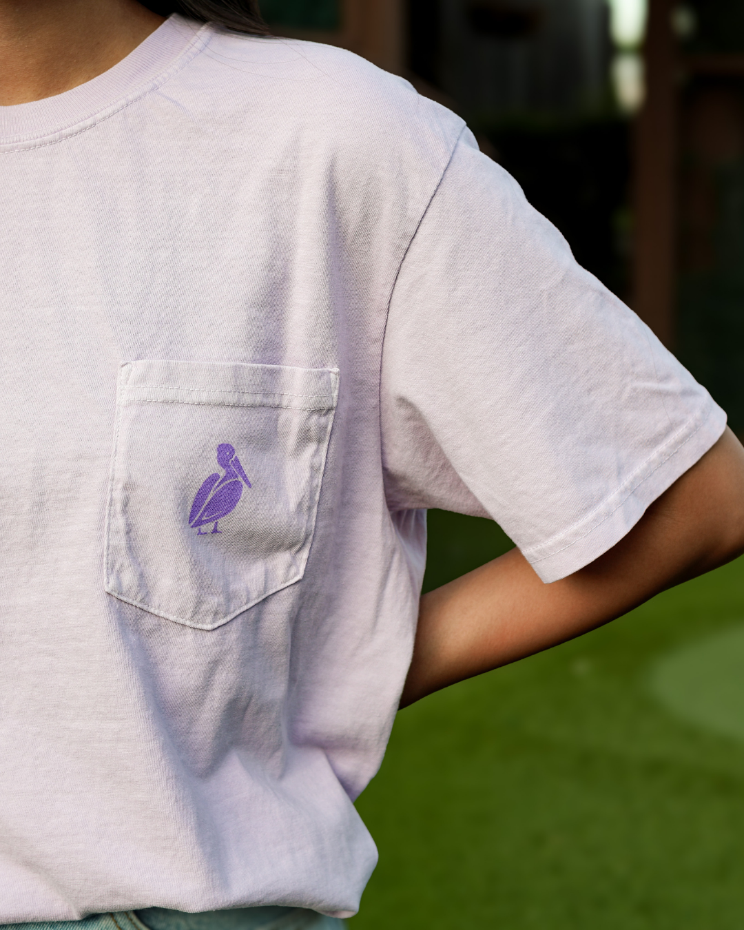 Ain't No Day Like Gameday Pocket T-Shirt : Orchid / S
