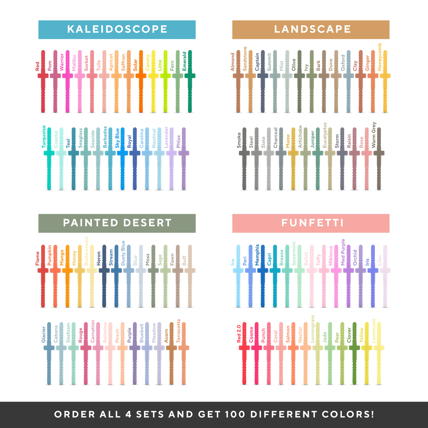 Jesus Bracelets - Group Packs: Cotton Candy Sky (25 Pack) / Small