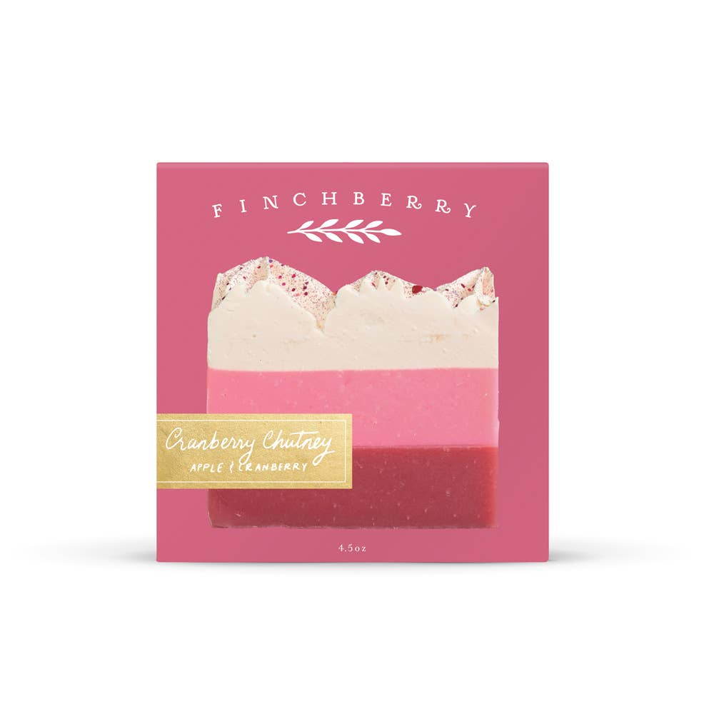 Cranberry Chutney Soap (Boxed) - Holiday - Stocking Stuffer