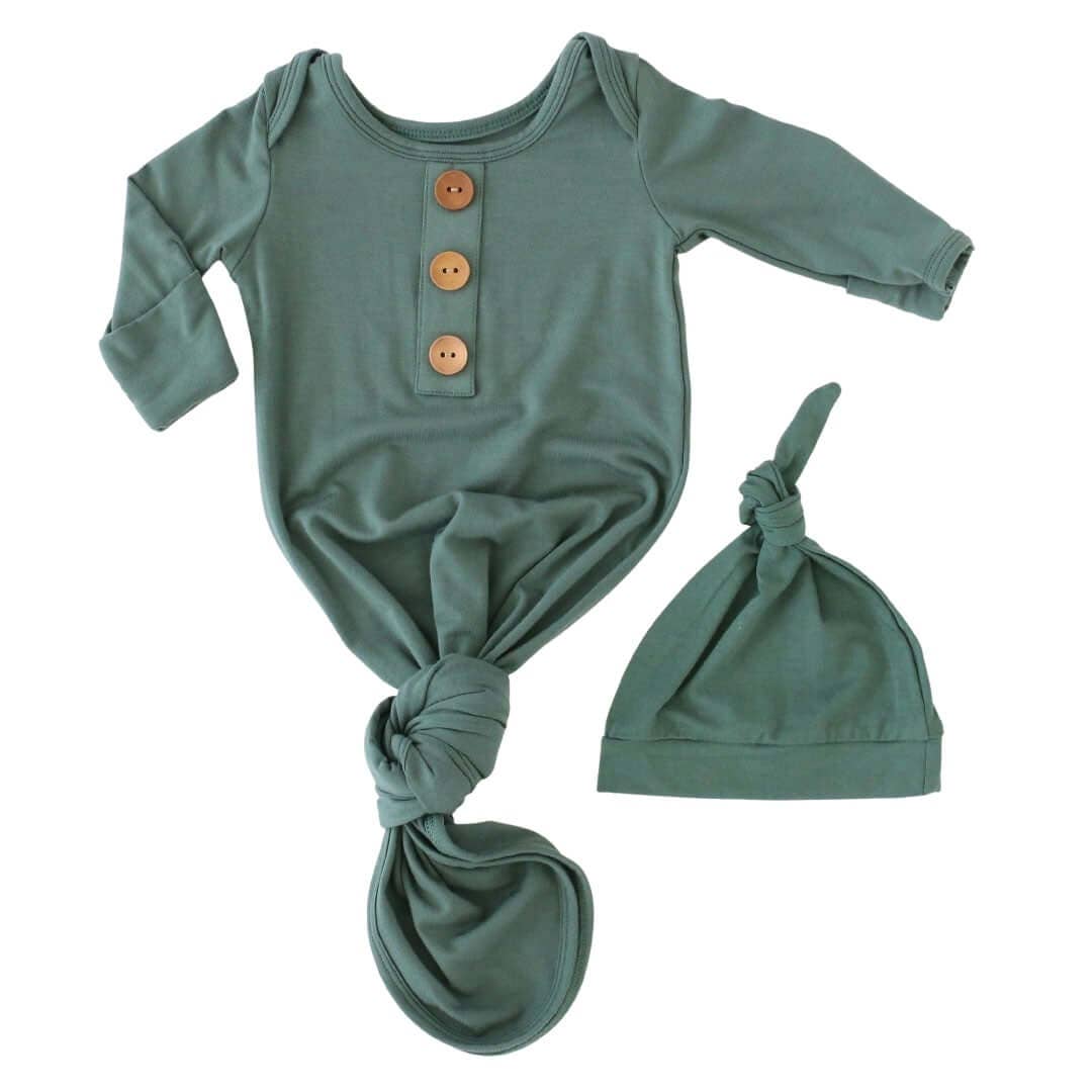 Knot Gowns | Best Selling Solids: Moss