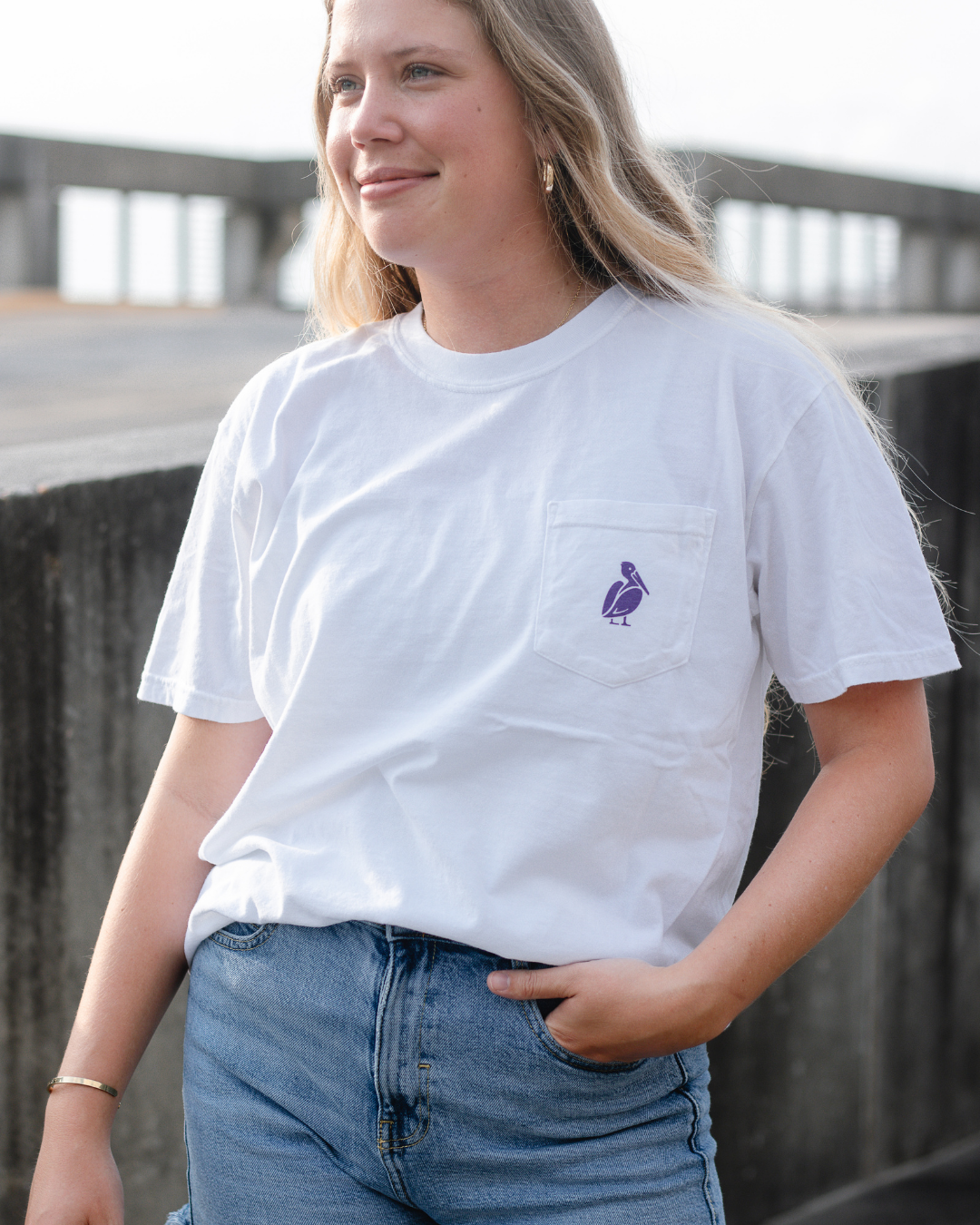 Louisiana Saturday Night Tiger Pocket T-Shirt: Medium