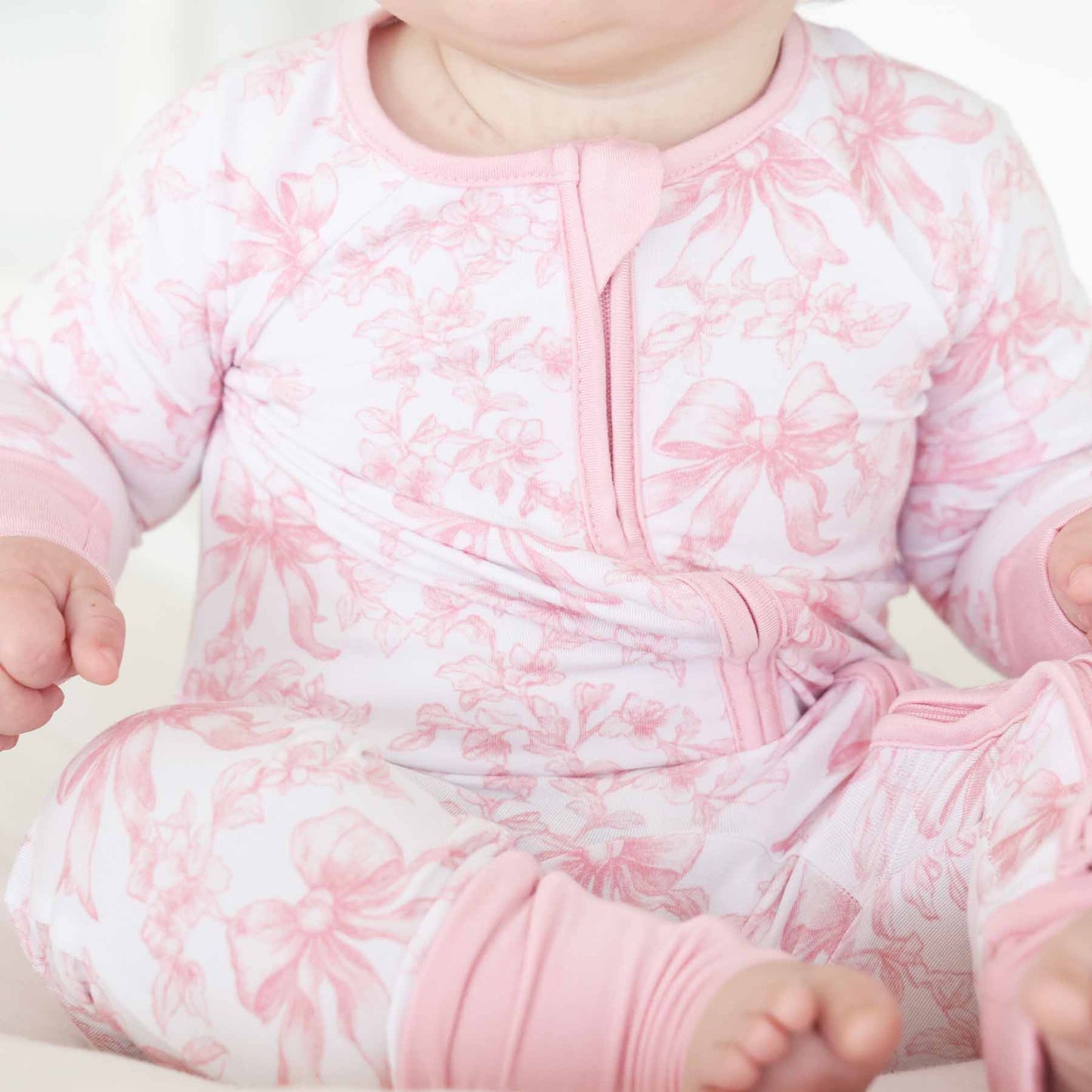 Fancy Frills Convertible Zip Romper: 0-3 months