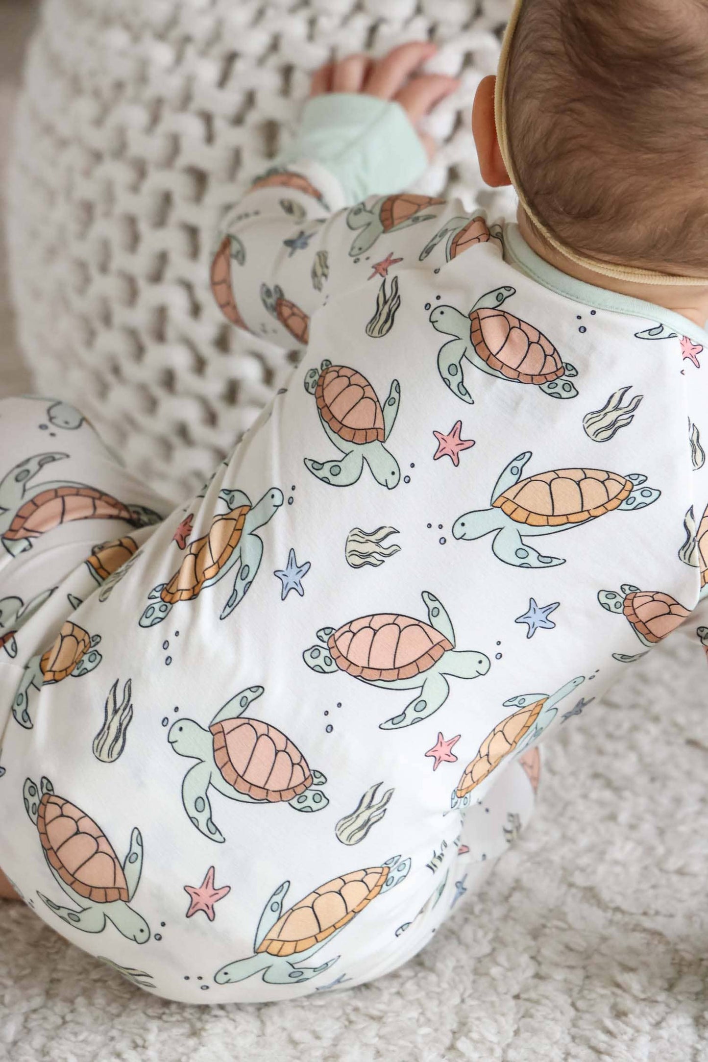 Convertible Zip Romper | Turtley Rad: 12-18 months