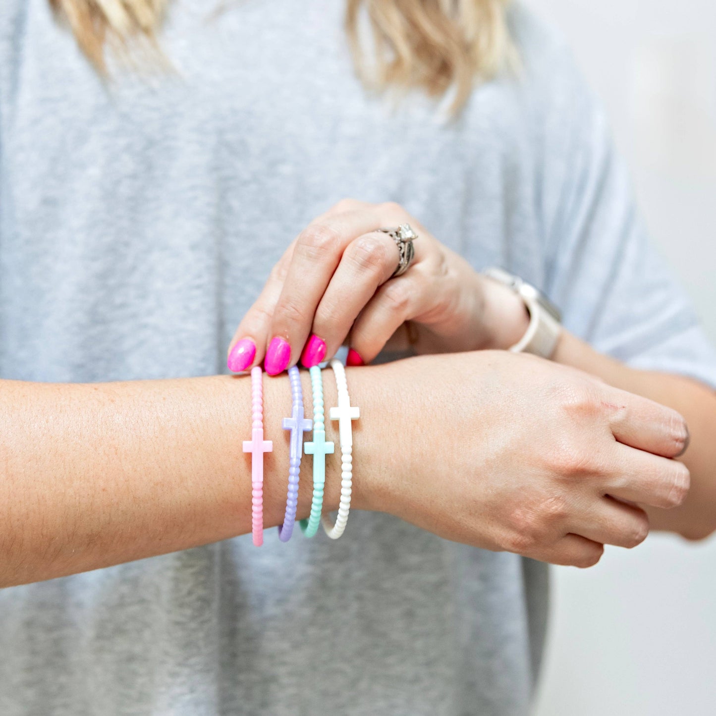 Jesus Bracelets - Group Packs: Painted Desert (25 Pack) / Extra Small
