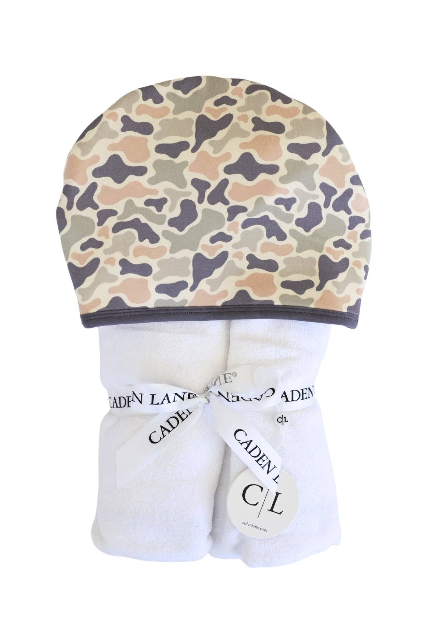 Bamboo Hooded Towel | Camo Cutie (Wholesale): Baby