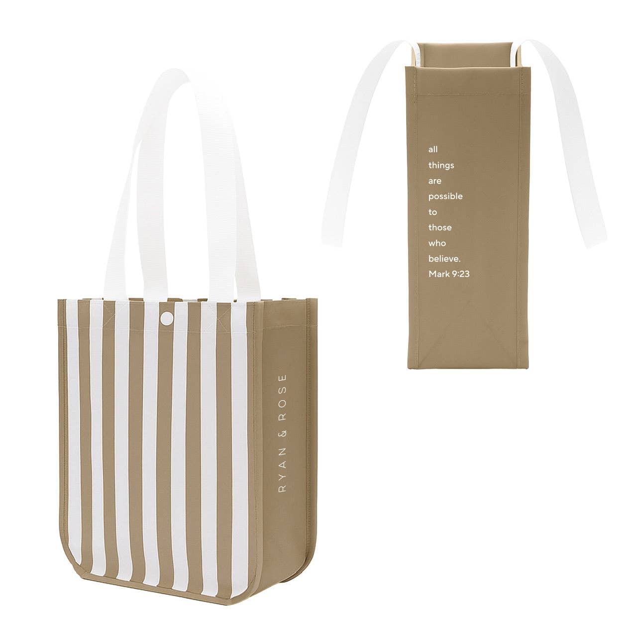 Snap Tote: Plum Path