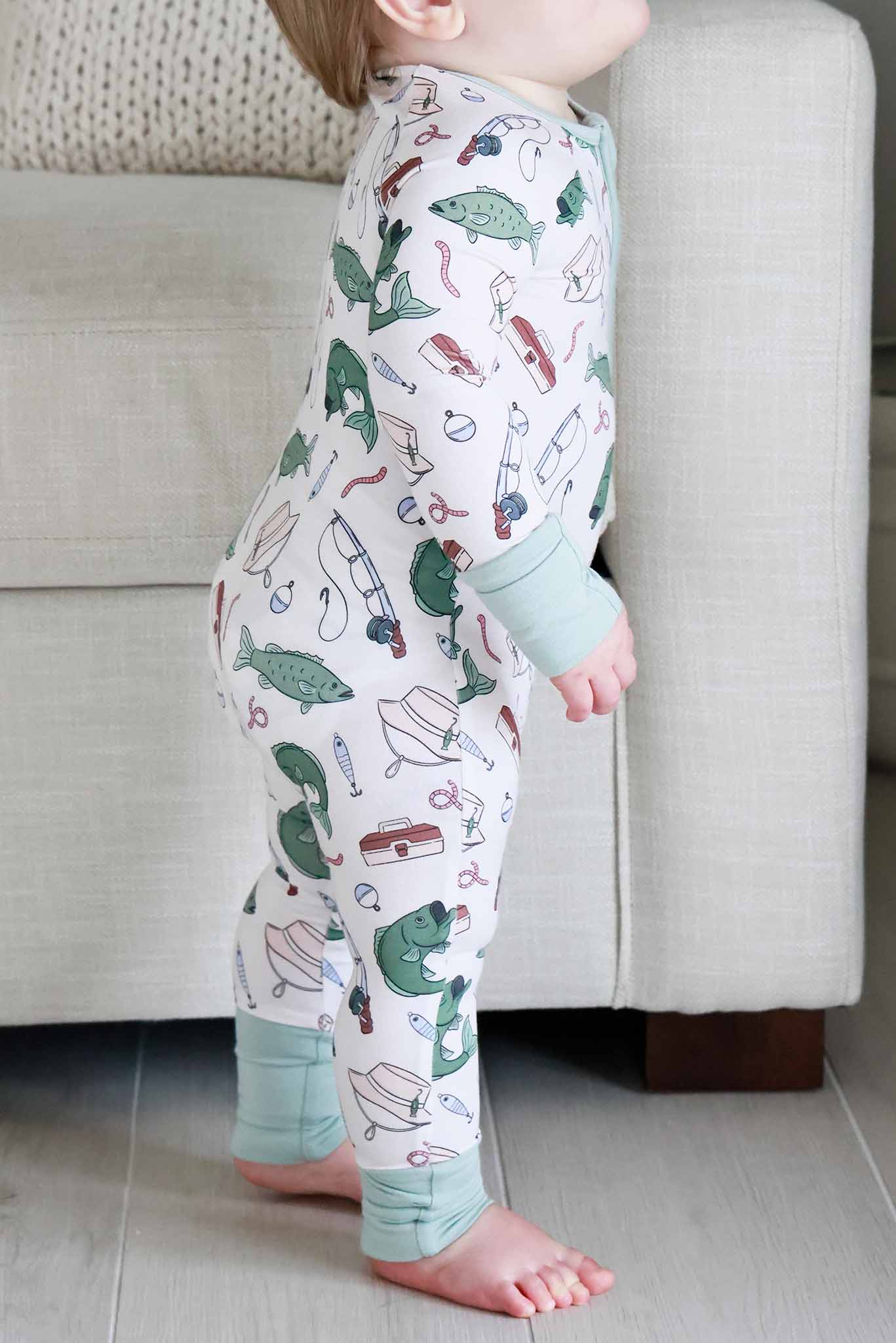 Convertible Zip Romper | Off the Hook: 0-3 months