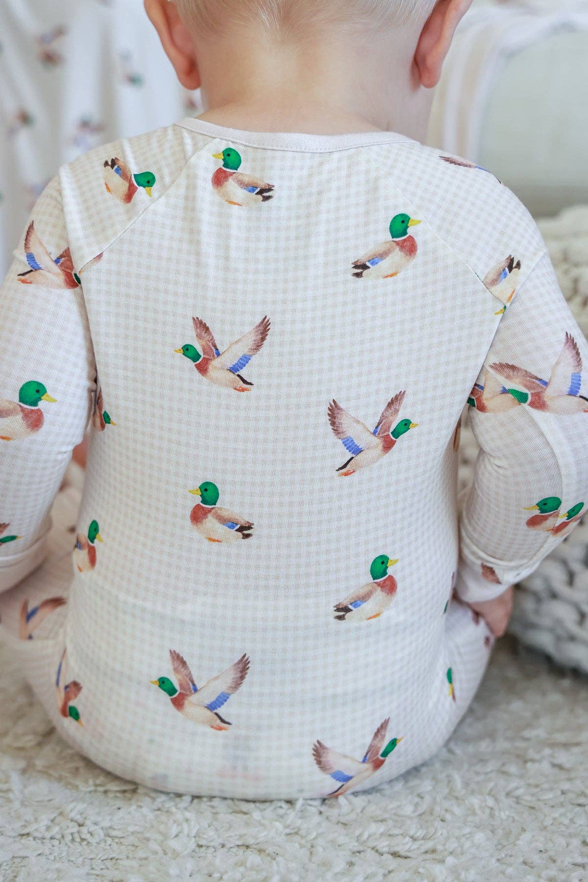 Convertible Bamboo Zip Romper | Little Mallard: 6-12 months
