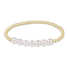 Enewton classic gold beaded bliss 3MM bead bracelet - 6mm