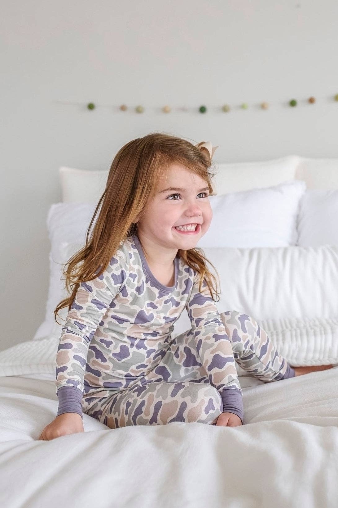 Two Piece Bamboo Pajama Set | Camo Cutie: 2T