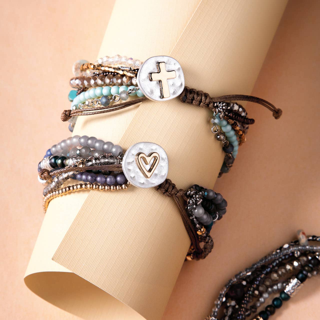 Beaded Prayer Bracelet - Turquoise