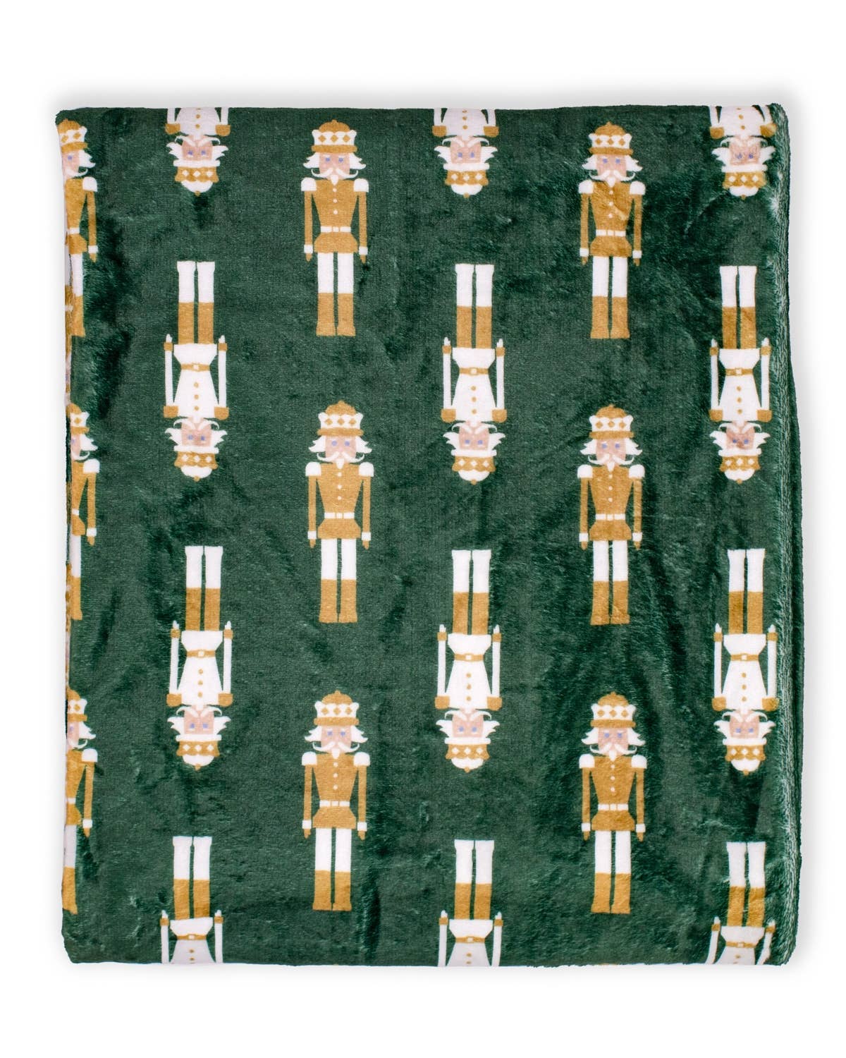 Alpine Nutcracker Throw   Dark Green/Multi   50x60