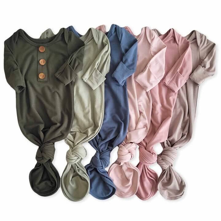 Knot Gowns | Best Selling Solids: Moss