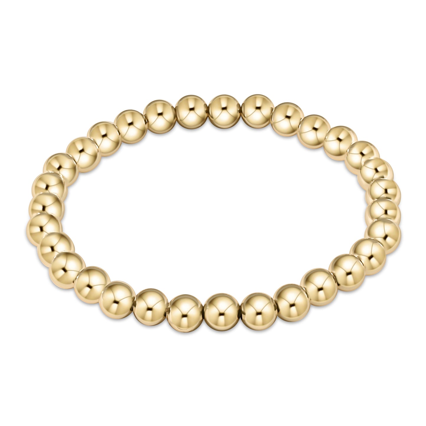 Enewton Classic gold 7mm bead bracelet